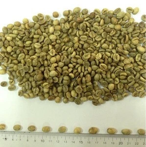 WET POLISHED ROBUSTA GREEN COFFEE BEANS GRADE 1 SCREEN 18
