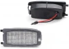 White LED Under Side Mirror Puddle Lights Compatible With Land Rover Range Rover, Range Rover Sport, LR2 LR3 LR4, (Powered by 18