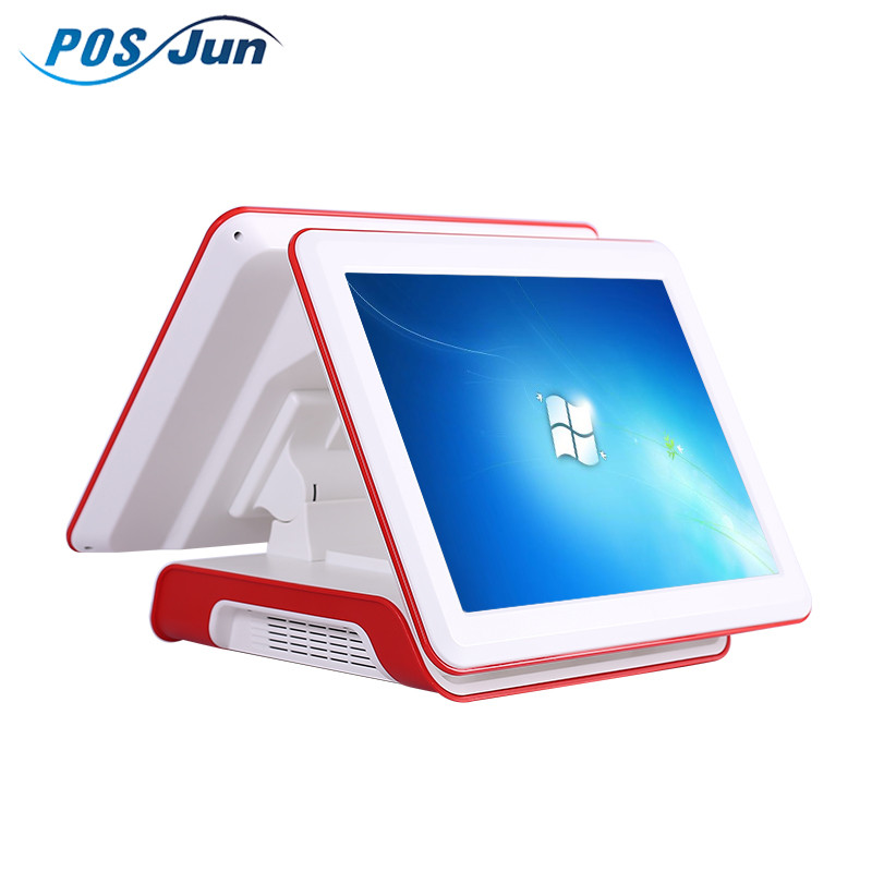 Buy Whole Set Desktop 15 Inch Dual Screen All In One Touch Screen Pos ...