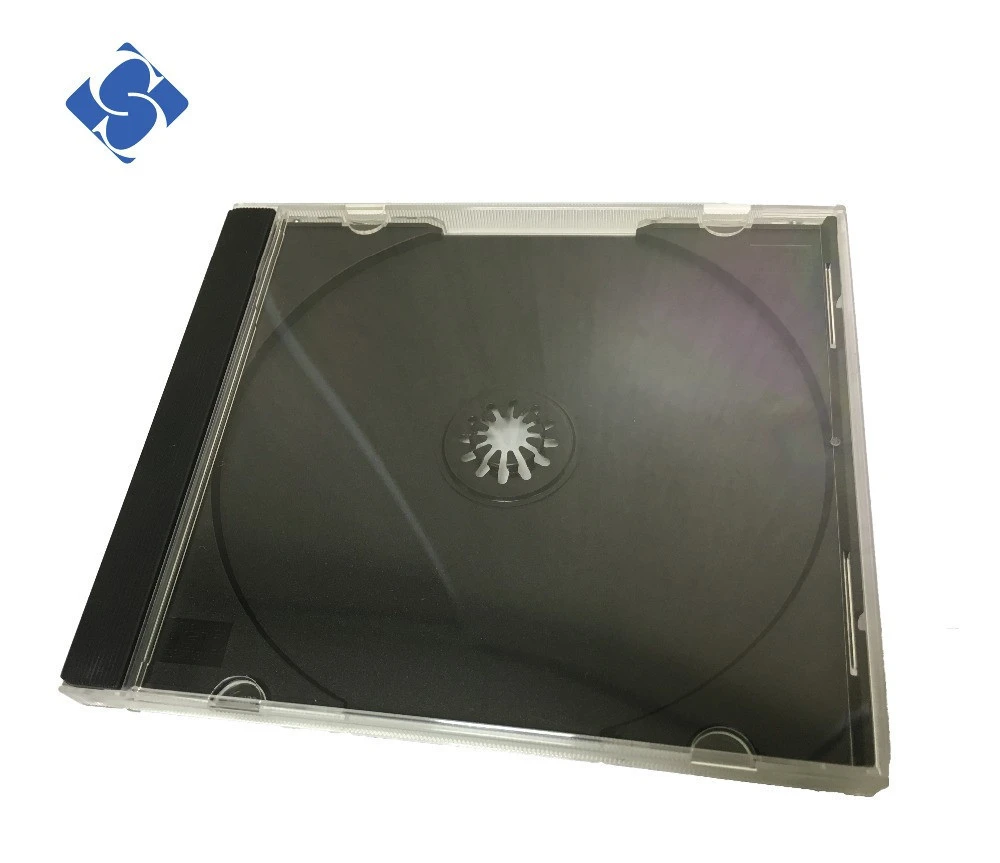 Wholesale 10.4mm single cd holder case jewel case for Asian Europe USA Middle East