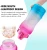 Import wholesale 2000ML  2 L plastic time maker big water bottle custom logo with straw from China