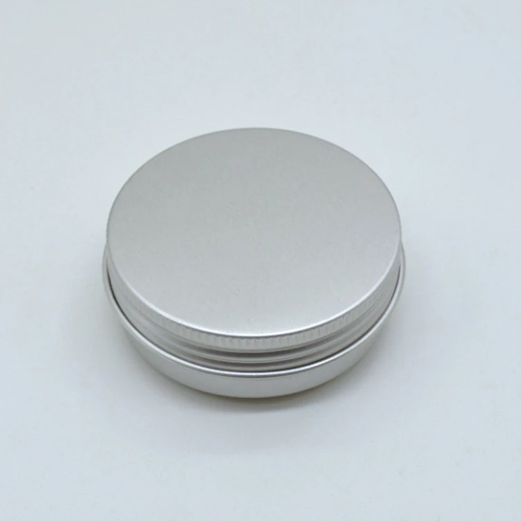 Wholesale 30ml Custom Metal Eyeshadow Cosmetic Container Packaging Aluminum Round Tin Jar Box