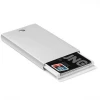 Wholesale cardholder metal card case aluminum card box automatic pop up press button credit card holder wallet rfid