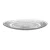 Import wholesale cheap clear decorative dinner fruit round glass dish plate from China