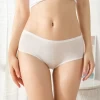 Wholesale cheap disposable 100% cotton underwear sexy woman high waist womens panties