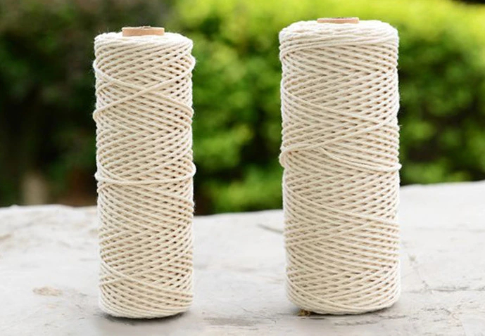 Wholesale Cheap Price Eco-Friendly Solid Cotton For Macrame Braided Jute Rope