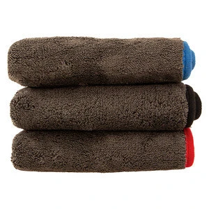 wholesale custom microfiber car cleaning towels coral fleece 1200gsm towel
