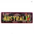 Import wholesale customized souvenir embossing Australian car license plate from China
