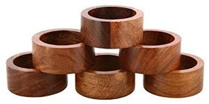 Wholesale Handmade Round Plain Napkin Rings for Wedding and Dinners Tableware Napkin Holder New Designs