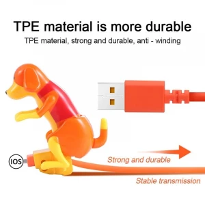 Wholesale High Quality Mobile Phone Accessories USB Charger Cable Funny Humping Dog cable