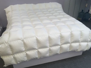 Wholesale High Quality Natural Comfort Down Feather Filled Comforter Goose Down Duvet King Size