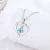 Import Wholesale High Quality Womens Sterling Silver Dog Paw Opal Jewelry Necklace Pendant from China