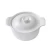 Wholesale Home Cooking Ware Stoneware White Ceramic Casserole Pot