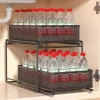 Wholesale Kitchen Accessories Holder Standing 2 Tier Under Sink Pull-out Kitchen Spice Rack Holder Organizer Storage Rack
