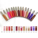 Wholesale liquid lipstick private label cosmetics glitter lip gloss private label lip gloss base
