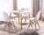 Import wholesale lounge home living dining room restaurant cafe abs plastic chair with solid wood legs from China