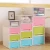 Import wholesale makeup organizer plastic storage drawers, colorful storge cabinet from China