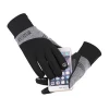 Wholesale men&#39;s winter custom logo waterproof warm windproof and antiskid men&#39;s cycling sports racing gloves