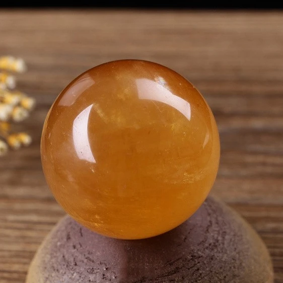 Wholesale Natural Crystal Crafts Quartz Crystal Healing Balls citrine Spheres For Feng Shui