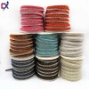 Wholesale New Desgin Woven Webbing Iron On Trimming Hot Fix Rhinestone Trim For Garment Shoes Hats Accessory