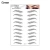 Wholesale New Designs High Quality Women Face Makeup Fake Waterproof Temporary Tattoo Eyebrow Sticker