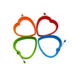 Wholesale Nonstick Silicone oooking mold Heart Shape Egg Ring Mold for home use