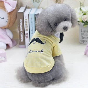 Wholesale Plain Dog T-Shirts S XXL Size Cotton China Supplier Clothing Blue Clothes Pet Dogs Accessories in China