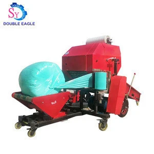 Wholesale price alfalfa corn silage round baler wrapper machine/Hay bale making machine