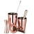 Import wholesale Restaurant Bar bartender tools Stainless Steel copper cocktail Martini shaker tool bar set from China