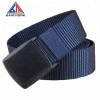 Wholesale stock Tactical military Nylon Breathable Canvas Webbing with Plastic Buckle Belt