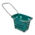 Import Wholesale Supermarket Plastic Roll Shopping Basket With Wheels from China