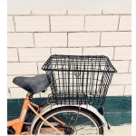 Whosale back folding bicycle basket / bike gift/ bicycle accessories