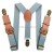 Import Wide Adjustable and Elastic Braces Y Shape brown  Strong Clips Mens Suspenders suspended for Trouser from China
