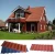Wind/fire/snow resistant stone coated wante roof tiles