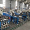 Wire drawing machine integrated together scourer machine