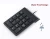 Import Wired USB Numeric Keypad Slim Mini Number Pad Digital Keyboard 18 Keys For Laptop PC Desktop Notebook And More from China