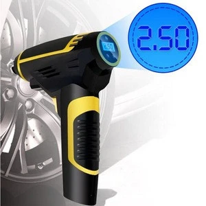 Wireless Handheld Portable Digital Rechargeable Car Inflator Air Compressor Air Pump Tire Inflation