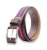 Import With logo customized men belt GENUINE leather and nylon vegetable tanned belt from China