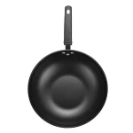 Wok pan cast iron Chao gang Wajan besi cor Sarten wok de hierro fundido Padella wok in ghisa Wokpfanne Gusseisen