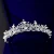 Import Women Wedding Tiara Pearl Shiny Crystal Bridal Crown Rhinestone Hair Jewelry Crown (KH011) from China