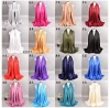 Womens Jersey Hijab Scarves Fashion Long Plain Head Scarf Women Satin Silk Hijabs Muslim Wrap Shawl Scarf Turkish Hijab