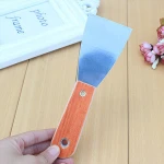 Wood Handle Putty Knife Scraper Blade Scraper Wall Plastering Knife Hand Tool