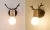 Import wood industrial wrought iron antler vintage metal wall sconce lampMetal Vintage Wall Sconces modern led wall lamp from China