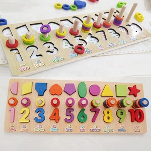 Wooden Alphabet Blocks Stacking Games Gift Packs Montessori Educational Toys For Children