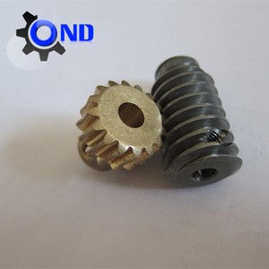 Worm gear and shaft supplier of C45,brass,stainless steel,cast iron