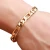 Import Wrist hand chain bracelets cuban link jewelry men gold figaro chain bracelet from China