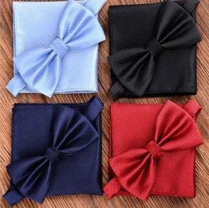 X64237A Gentlemen Accessory Hanky Fashion Male Solid Color Handkerchief