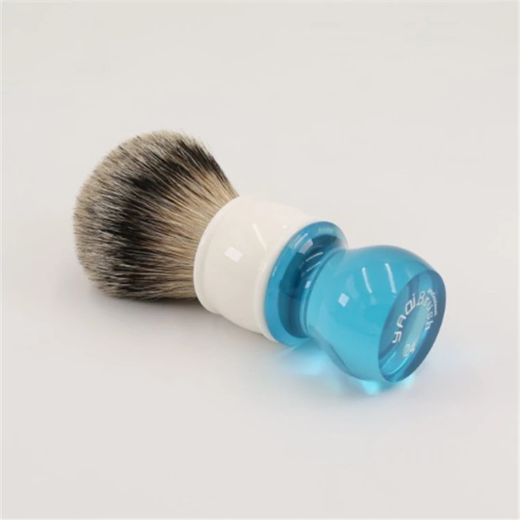 Yaqi 24mm Aqua Highmountain Silvertip Badger Hair Shaving Brush