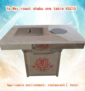 Yawei commercial self service hot pot barbecue table