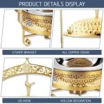YITIAN Hotel Restaurant Kitchenware Accessories Food Buffet Warmer Catering Chafer Dishes In Reasonable Price Hotel Supplies